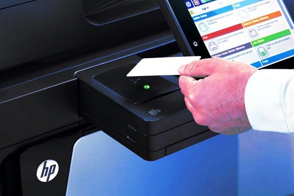 HP printer med ID-kort